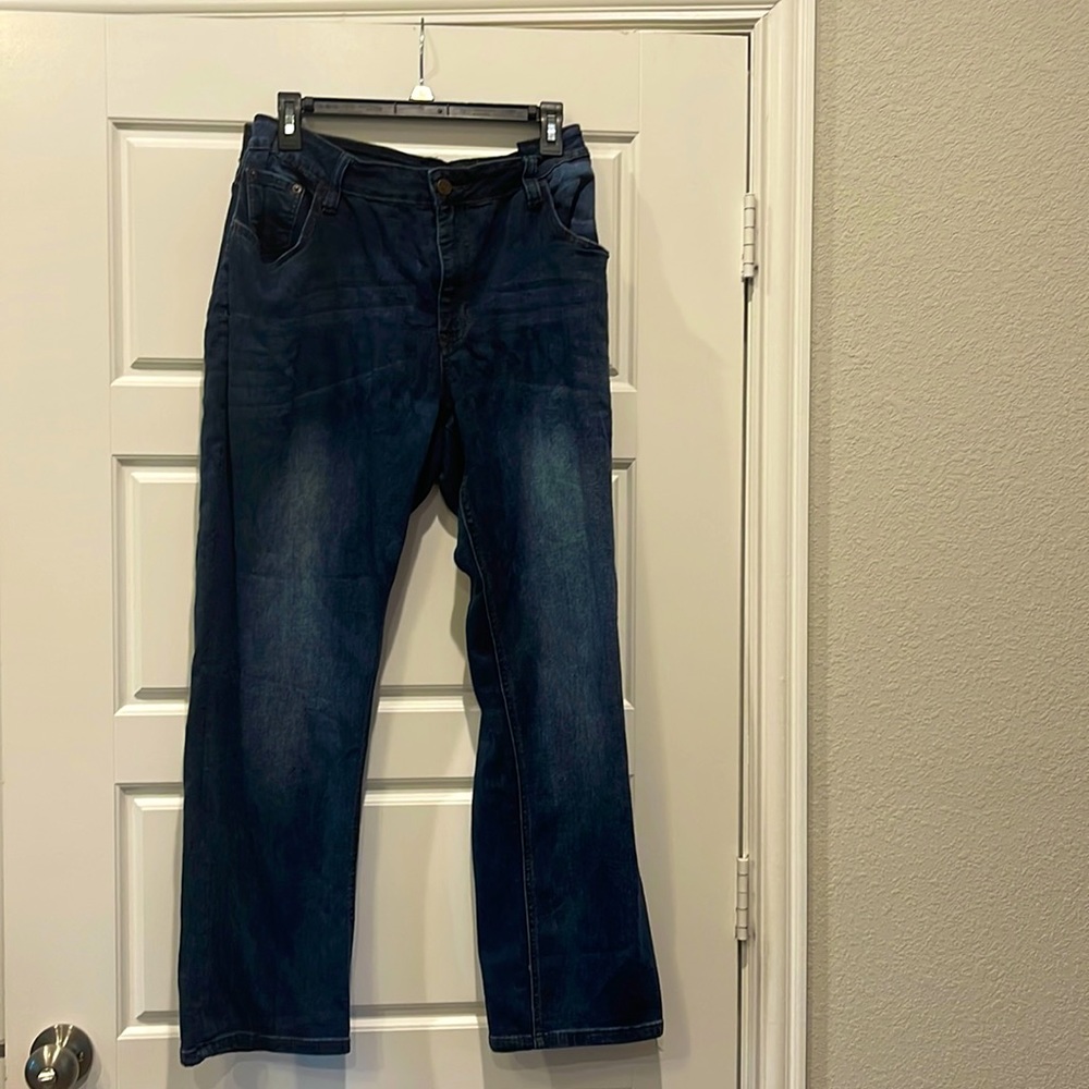Mens izod comfort stretch jeans 38x30